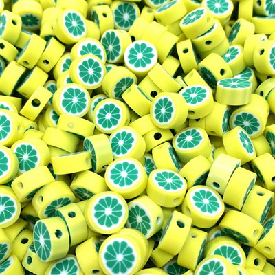 30 ks/sada 10 mm ovocné korálky z polymérovej hliny, korálky z rôznych farieb, dištančné korálky z polymérovej hliny na výrobu šperkov, náramok, náhrdelník.