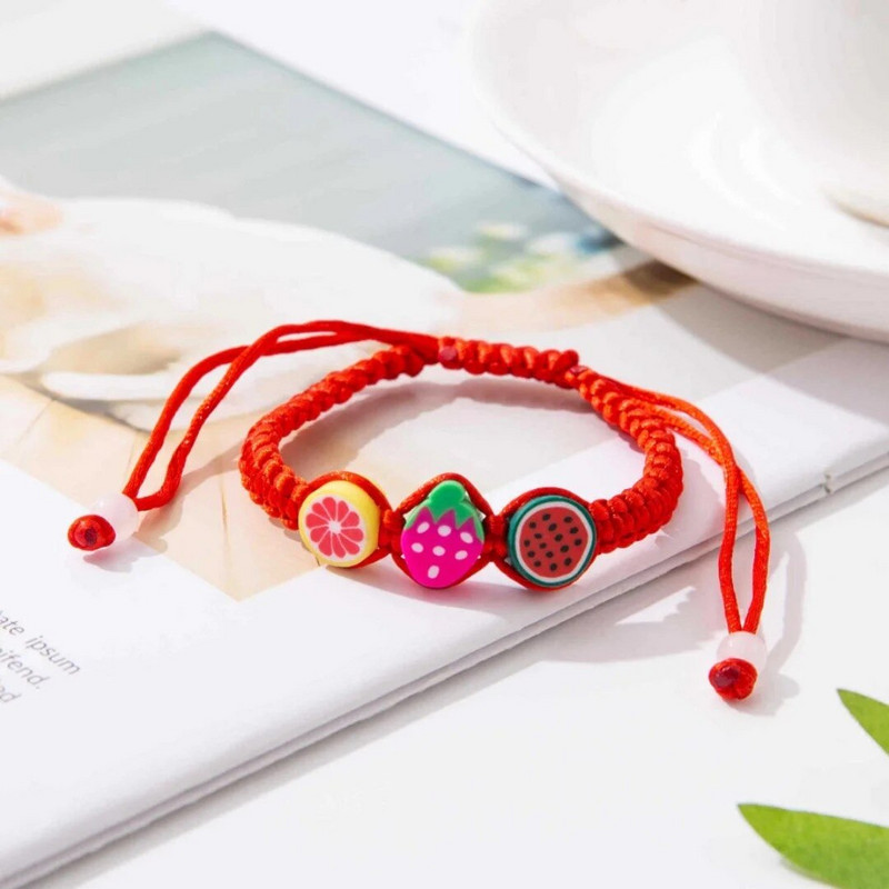 30 ks/sada 10 mm ovocné korálky z polymérovej hliny, korálky z rôznych farieb, dištančné korálky z polymérovej hliny na výrobu šperkov, náramok, náhrdelník.