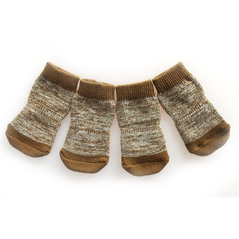 Dog Shose Jesen Zima Jarke boje Vanjske vodootporne čarape za pse Protuklizne čizme za pse 4 kom/lot