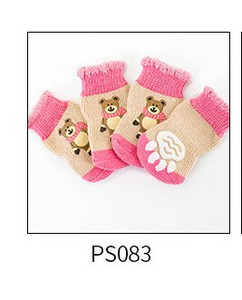 Roztomilé nové ponožky pre domáce zvieratá, farebné ponožky pre psov, ochranné ponožky pre domáce zvieratá, návleky na topánky pre malých psov, oblečenie pre mačky, protišmykové, proti poškriabaniu, ponožky pre šteniatka a mopsíkov