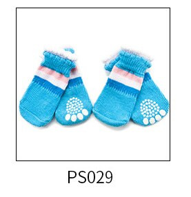 Roztomilé nové ponožky pre domáce zvieratá, farebné ponožky pre psov, ochranné ponožky pre domáce zvieratá, návleky na topánky pre malých psov, oblečenie pre mačky, protišmykové, proti poškriabaniu, ponožky pre šteniatka a mopsíkov