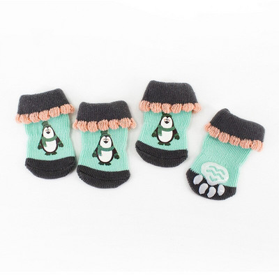 Roztomilé nové ponožky pre domáce zvieratá, farebné ponožky pre psov, ochranné ponožky pre domáce zvieratá, návleky na topánky pre malých psov, oblečenie pre mačky, protišmykové, proti poškriabaniu, ponožky pre šteniatka a mopsíkov