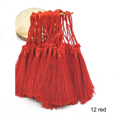 32 buc Perie cu franjuri pentru semn de carte, ciucuri, mătăsos, lucrat manual, mini ciucuri cu bucle pentru bricolaj, accesorii pentru bijuterii