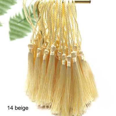 32 buc Perie cu franjuri pentru semn de carte, ciucuri, mătăsos, lucrat manual, mini ciucuri cu bucle pentru bricolaj, accesorii pentru bijuterii