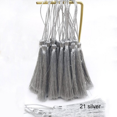 32 buc Perie cu franjuri pentru semn de carte, ciucuri, mătăsos, lucrat manual, mini ciucuri cu bucle pentru bricolaj, accesorii pentru bijuterii