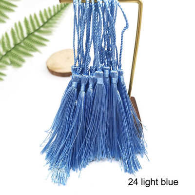 32 buc Perie cu franjuri pentru semn de carte, ciucuri, mătăsos, lucrat manual, mini ciucuri cu bucle pentru bricolaj, accesorii pentru bijuterii