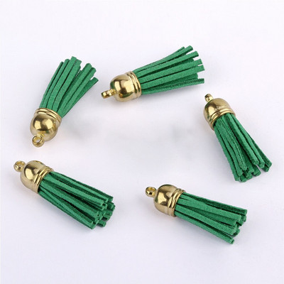 60/100 vnt., 38 mm aukso spalvos zomšos dirbtinės odos kutas, skirtas raktų pakabukui Mobiliųjų telefonų dirželiai Papuošalai Vasariniai „pasidaryk pats“ pakabukų pakabukų paieška