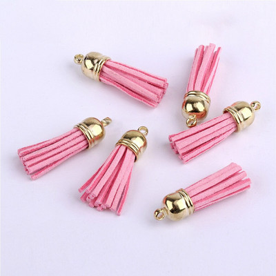 60/100 vnt., 38 mm aukso spalvos zomšos dirbtinės odos kutas, skirtas raktų pakabukui Mobiliųjų telefonų dirželiai Papuošalai Vasariniai „pasidaryk pats“ pakabukų pakabukų paieška