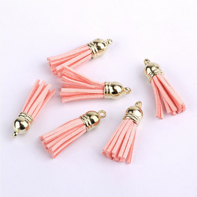 60/100 vnt., 38 mm aukso spalvos zomšos dirbtinės odos kutas, skirtas raktų pakabukui Mobiliųjų telefonų dirželiai Papuošalai Vasariniai „pasidaryk pats“ pakabukų pakabukų paieška