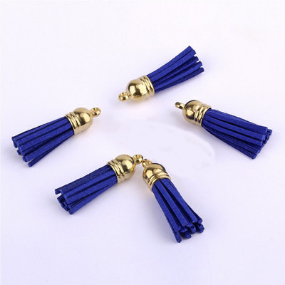 60/100 vnt., 38 mm aukso spalvos zomšos dirbtinės odos kutas, skirtas raktų pakabukui Mobiliųjų telefonų dirželiai Papuošalai Vasariniai „pasidaryk pats“ pakabukų pakabukų paieška