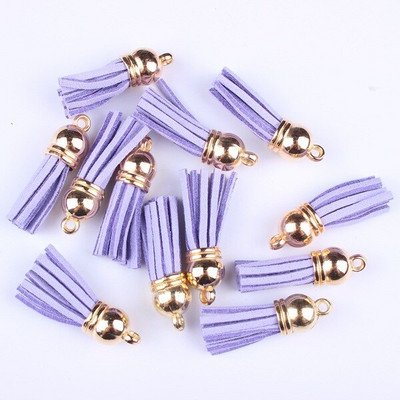 60/100 vnt., 38 mm aukso spalvos zomšos dirbtinės odos kutas, skirtas raktų pakabukui Mobiliųjų telefonų dirželiai Papuošalai Vasariniai „pasidaryk pats“ pakabukų pakabukų paieška