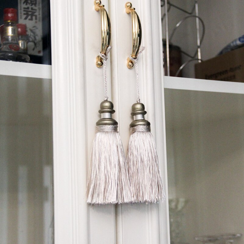 1vnt Auksiniai kutai Amatai Apdailos pakabinamos virvės Šilko kutais užuolaidų dekoras Namų aksesuarai Svetainės papuošalai „Pasidaryk pats“ Dekoratyviniai