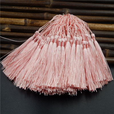 50gab 8cm Poliestera pušķis Bārkstis suka Šūšanas piederumi pušķu bārkstis Apgriezt pušķu kulonu aizkariem rotaslietas DIY Home Decor