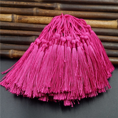 50gab 8cm Poliestera pušķis Bārkstis suka Šūšanas piederumi pušķu bārkstis Apgriezt pušķu kulonu aizkariem rotaslietas DIY Home Decor