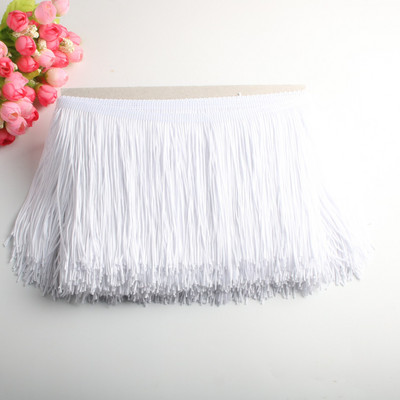 10 jardų pakuotės 15 cm pločio pakraščio apdaila nėriniai polimeriniai pluoštai, kutai, drabužiai aksesuarai lotyniška vestuvinė suknelė, kutas, juostelė pasidaryk pats