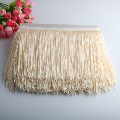 10 jardų pakuotės 15 cm pločio pakraščio apdaila nėriniai polimeriniai pluoštai, kutai, drabužiai aksesuarai lotyniška vestuvinė suknelė, kutas, juostelė pasidaryk pats