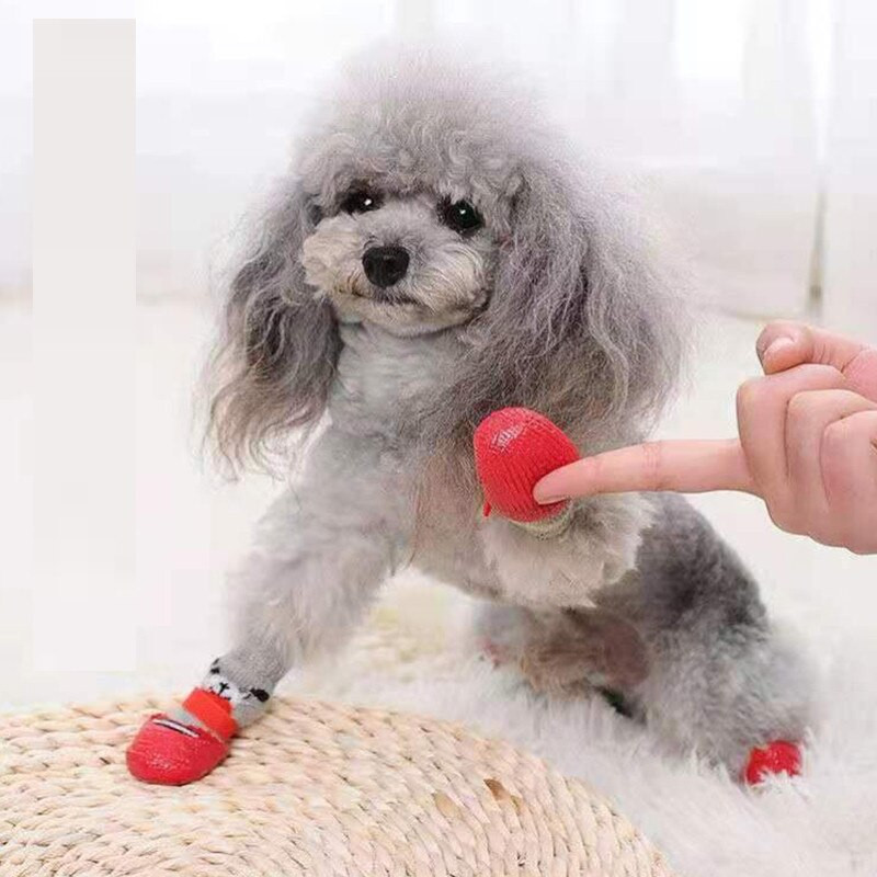 Impermeabil, anti-alunecare, cizme de ploaie pentru câini, șosete, iarnă, anti-alunecare, pentru labe, reflectorizantă, pentru câini, labrador, husky