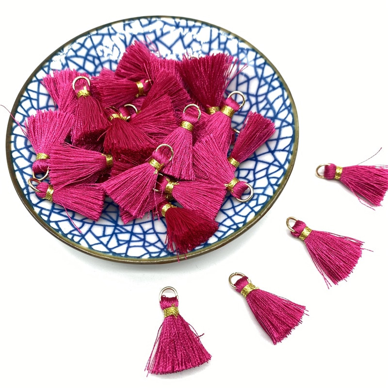 10 τμχ Δερμάτινες φούντες 28 χιλ. Περιθώριο κρόσια για ράψιμο κουρτινών Αξεσουάρ DIY Μπρελόκ ιμάντες κινητού τηλεφώνου Κρεμαστό κόσμημα ευρήματα