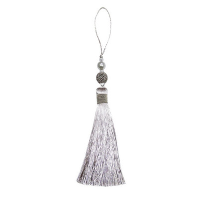 1 buc. Borduri de franjuri cu margele, 25 cm, ciucuri lucrați manual, accesorii cheie pentru bijuterii, bricolaj, cercei pentru geanți, pentru decorare pentru sufragerie.