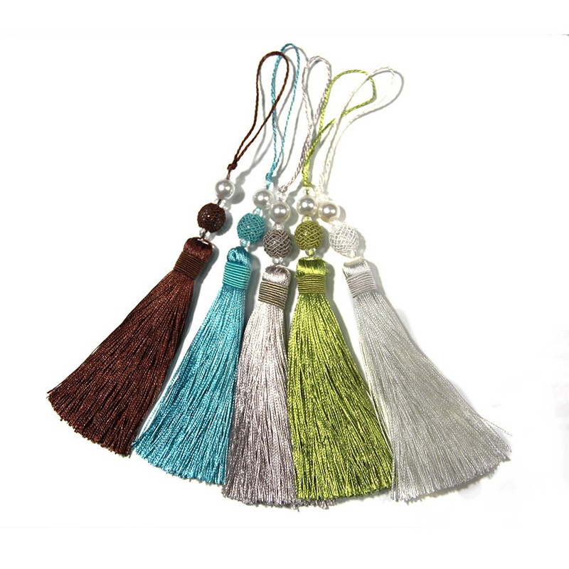 1 buc. Borduri de franjuri cu margele, 25 cm, ciucuri lucrați manual, accesorii cheie pentru bijuterii, bricolaj, cercei pentru geanți, pentru decorare pentru sufragerie.