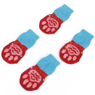 Neslystančios naminių gyvūnėlių kojinės mielos, šiltos, plaunamos letenų apsaugos priemonės naminiams gyvūnėliams skirtos šunų katės vidaus dėvėjimui xqmg šunų kojinės naminiams gyvūnėliams karštas produktas