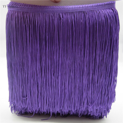 YY-tesco 10 μέτρα πλάτος 20 εκατοστά με δαντέλα με κρόσσια φούντα Κούρεμα για λατινικό φόρεμα Σκηνικά ρούχα Αξεσουάρ Κορδέλα δαντέλα Φούντα