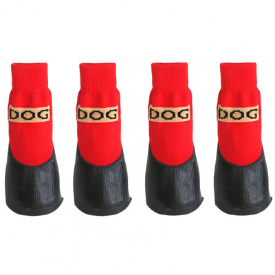 4 ks ponožiek pre psov, topánky do dažďa, snehové čižmy, ponožky, jeseň a zima