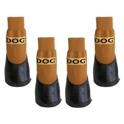 4 ks ponožiek pre psov, topánky do dažďa, snehové čižmy, ponožky, jeseň a zima