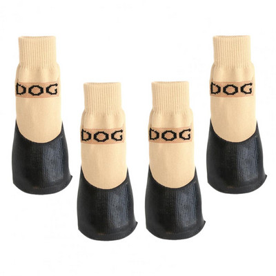 4 ks ponožiek pre psov, topánky do dažďa, snehové čižmy, ponožky, jeseň a zima