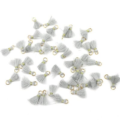 50 ks 1 cm bavlnená niť mini strapcový prívesok DIY remeselné materiály šperky náušnice ozdoby závesný prsteň malý strapcový lem