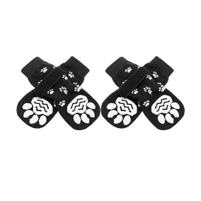 Pantofi pentru câini șosete cățeluș în aer liber, în interior, impermeabili, anti-alunecare, pantofi pentru câini, șosete pentru pisici, pentru câini de talie mică și mijlocie