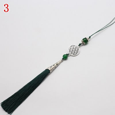 20-28 cm Kabantis virvė Šilko kutai Krašteliai Kinietiško stiliaus Kabliukai Pakabukai Papuošalai Rasti reikmenys Priedai