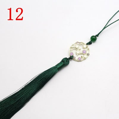 20-28 cm Kabantis virvė Šilko kutai Krašteliai Kinietiško stiliaus Kabliukai Pakabukai Papuošalai Rasti reikmenys Priedai