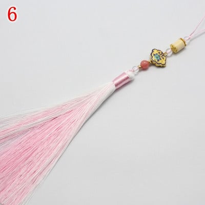 20-28 cm Kabantis virvė Šilko kutai Krašteliai Kinietiško stiliaus Kabliukai Pakabukai Papuošalai Rasti reikmenys Priedai