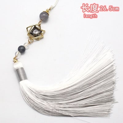 20-28 cm Kabantis virvė Šilko kutai Krašteliai Kinietiško stiliaus Kabliukai Pakabukai Papuošalai Rasti reikmenys Priedai