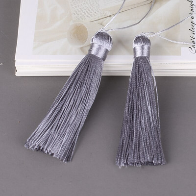 10Pcs 8cm Viseći konop Svila Za DIY Privjesak za ključeve Kuke za naušnice Privjesak Izrada nakita Pribor za pronalaženje Rese s resama