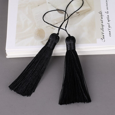 10Pcs 8cm Viseći konop Svila Za DIY Privjesak za ključeve Kuke za naušnice Privjesak Izrada nakita Pribor za pronalaženje Rese s resama