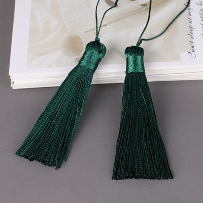 10Pcs 8cm Viseći konop Svila Za DIY Privjesak za ključeve Kuke za naušnice Privjesak Izrada nakita Pribor za pronalaženje Rese s resama