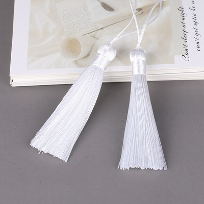 10Pcs 8cm Viseći konop Svila Za DIY Privjesak za ključeve Kuke za naušnice Privjesak Izrada nakita Pribor za pronalaženje Rese s resama