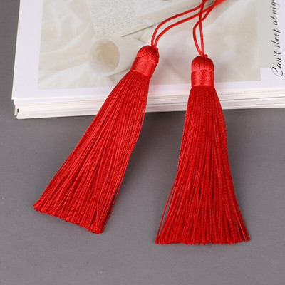 10Pcs 8cm Viseći konop Svila Za DIY Privjesak za ključeve Kuke za naušnice Privjesak Izrada nakita Pribor za pronalaženje Rese s resama