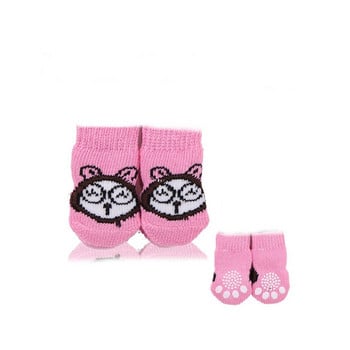 4X10Pcs/παρτίδα Cute Pet Dog Socks Αντιολισθητικές Γάτες Παπούτσια κουταβιών Paw Protector Προϊόντα για μικρές φυλές Spitz Dogs Christmas