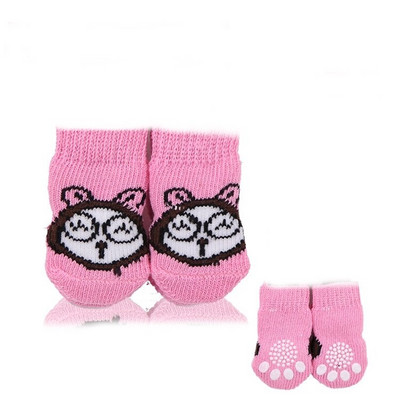 4X10Pcs/lot Slatke čarape za kućne ljubimce Protuklizne cipele za štene Štitnik za šape Proizvodi za male pasmine špicevi Božić