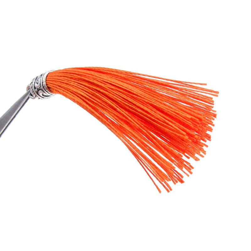 15kom/pakiranje 55 mm duga svilena četka s resicama s metalnim čepovima za naušnice Privjesci s kićankama Privjesak za DIY izradu nakita Materijal šešira