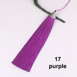 2 vnt. / siunta 17 cm kutai Dekoratyviniai šilko kutai "Pasidaryk pats" Šilkiniai kutai Siuvimo audinio aksesuaras Krašto apdaila, skirta "pasidaryk pats" pakabukų kutų dekoravimui