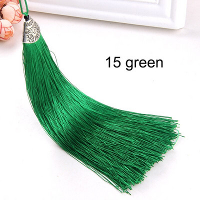 2 vnt. / siunta 17 cm kutai Dekoratyviniai šilko kutai "Pasidaryk pats" Šilkiniai kutai Siuvimo audinio aksesuaras Krašto apdaila, skirta "pasidaryk pats" pakabukų kutų dekoravimui