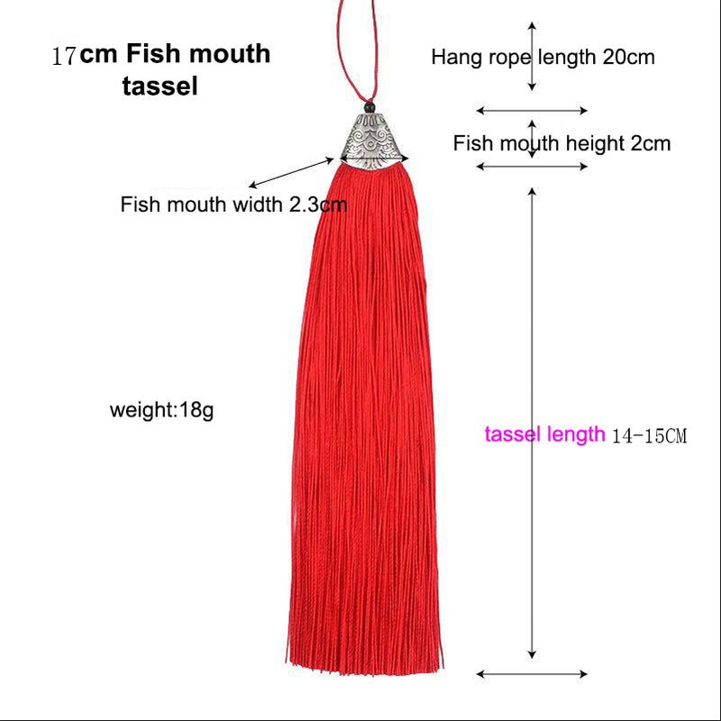 2 vnt. / siunta 17 cm kutai Dekoratyviniai šilko kutai "Pasidaryk pats" Šilkiniai kutai Siuvimo audinio aksesuaras Krašto apdaila, skirta "pasidaryk pats" pakabukų kutų dekoravimui