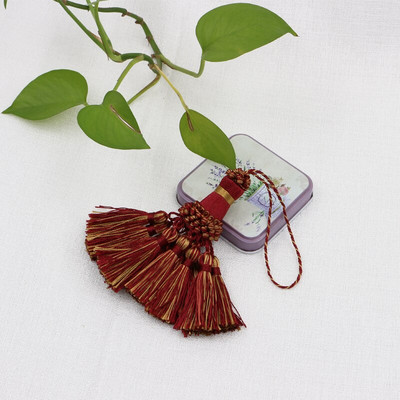 1 buc ciucuri aurii agățat decorațiuni meșteșuguri franjuri de mătase ciucuri brelocuri perie decor DIY pentru genți uși perdea semne de carte chei
