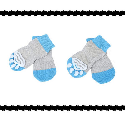 Kvaliteetsed puuvillased sokid kutsikale Kriimustuskindlad sokid koerale Kassile Väikese Koera Šnautser Mops Lemmikloomatooted 4tk/komplekt Koera sokid