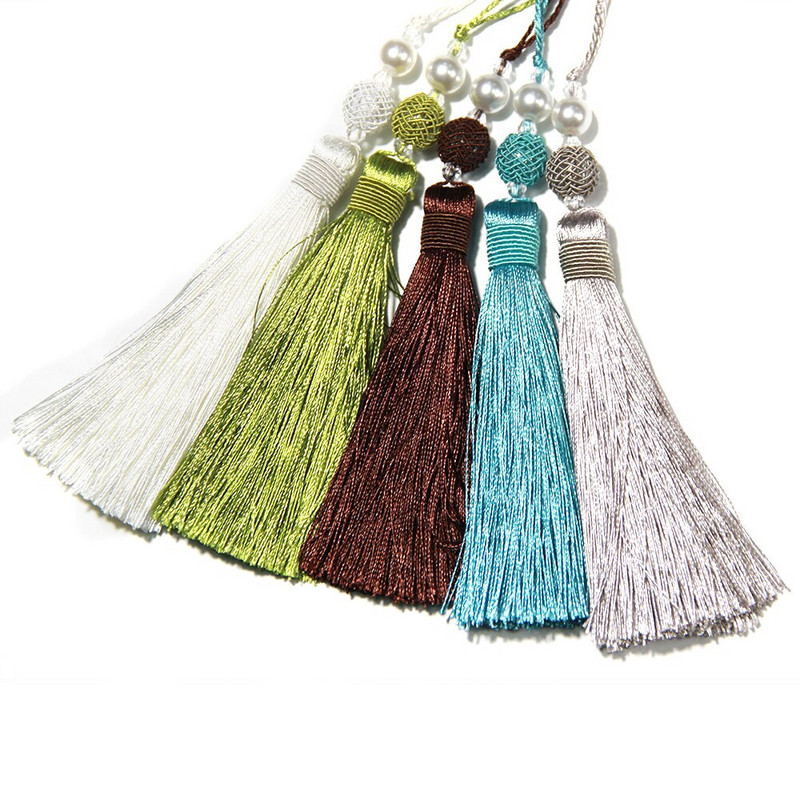 1 ks hodvábnych strapcov na zavesenie, prívesok na dekoratívne záclony, doplnky na kľúče, strapce na zaväzovanie na záclony, DIY remeslo, strapce na strapce