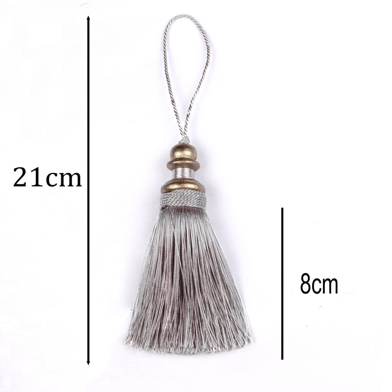 1 tk Rippnööriga siiditutid Narmasõmblustutid Trimmi Võtmetutid meisterdamiseks kaunistavad kardinatarvikud